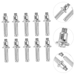 TEHAUX trekking pole tip with silver finish for lightweight design