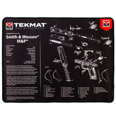 Tekmat 20x15 Ultra Handgun Mat for Smith & Wesson M&P � protective work surface during gun maintenance
