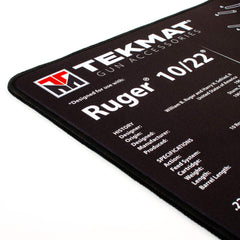 Thick neoprene backing on TekMat Ruger 10/22 mat