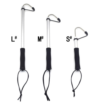 Aluminum alloy pole of the telescopic gaff