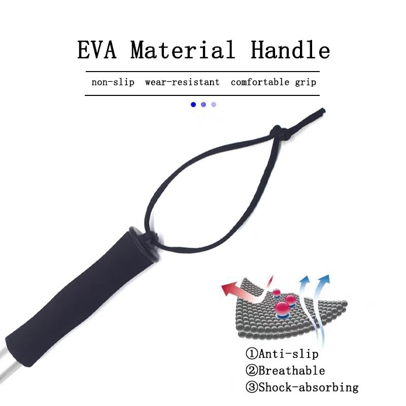 Soft EVA non-slip handle grip on the gaff