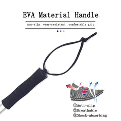 Soft EVA non-slip handle grip on the gaff