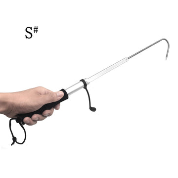 Gaff with attached lanyard for secure carry