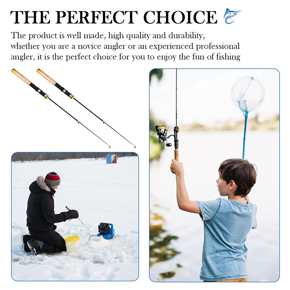 High-quality fiberglass guides on the rod