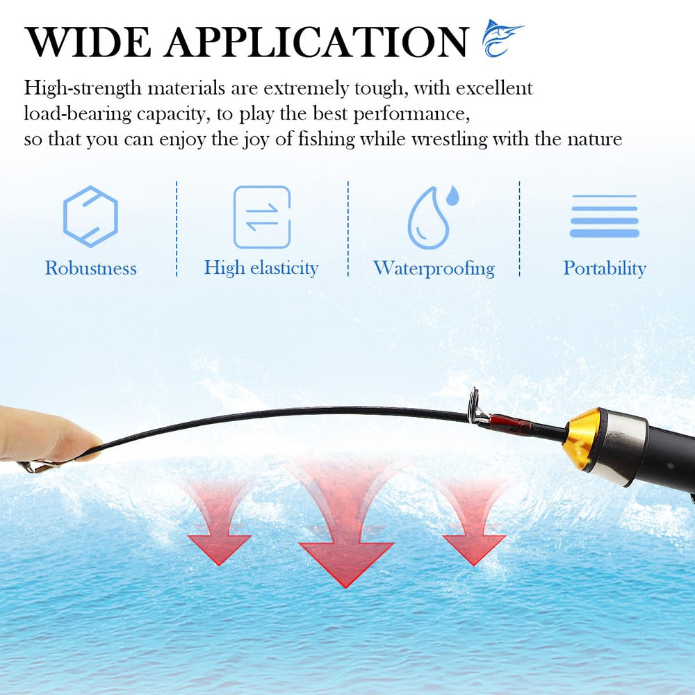 Rod suitable for both saltwater and freshwater fishing