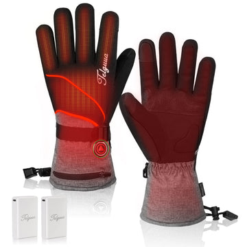Telguua heated gloves winter activities like dog walking use.