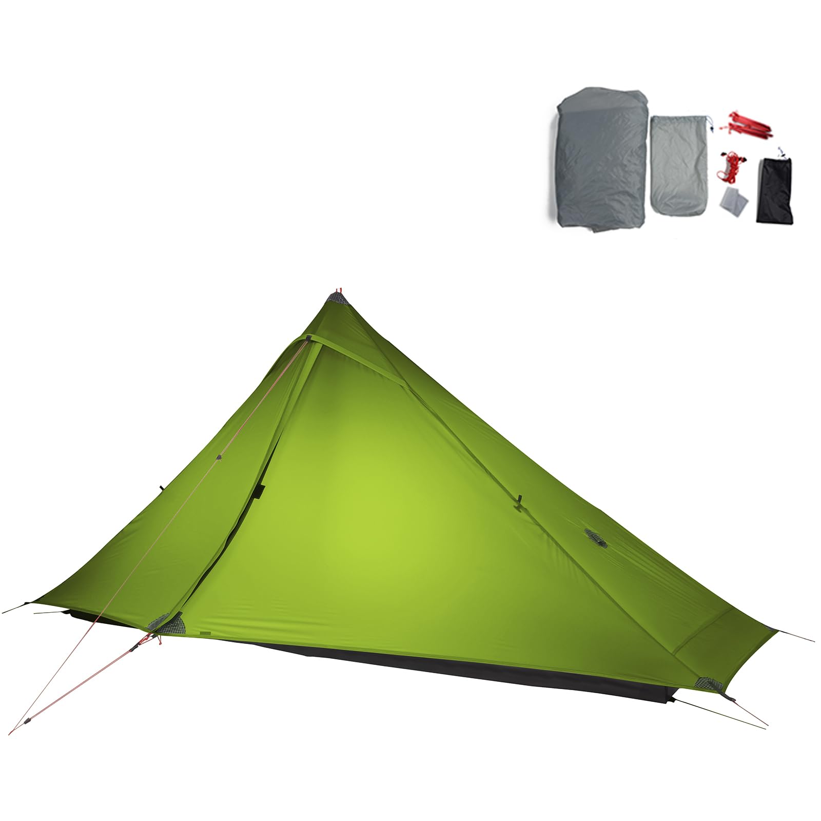Telomat Lanshan1 Pro external tent view for ultralight backpacking and weather protection