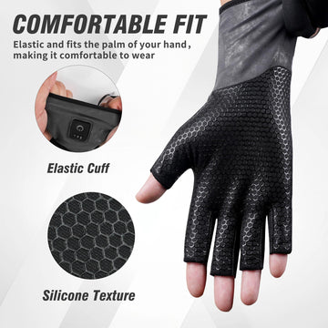 TemHot fingerless heated glove liners used in office and outdoors