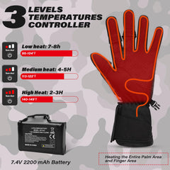Waterproof and windproof heated glove liner