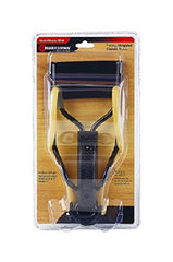 Tempered steel yoke and hinged arm support