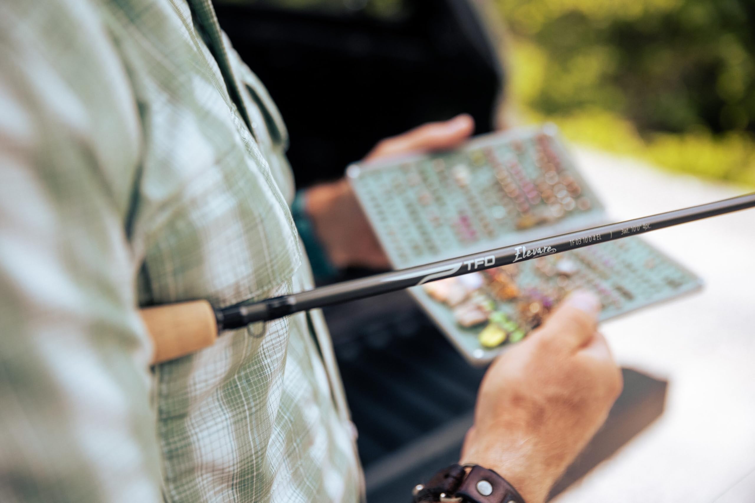 Temple Fork Elevare 4-piece rod comes with protective case for travel