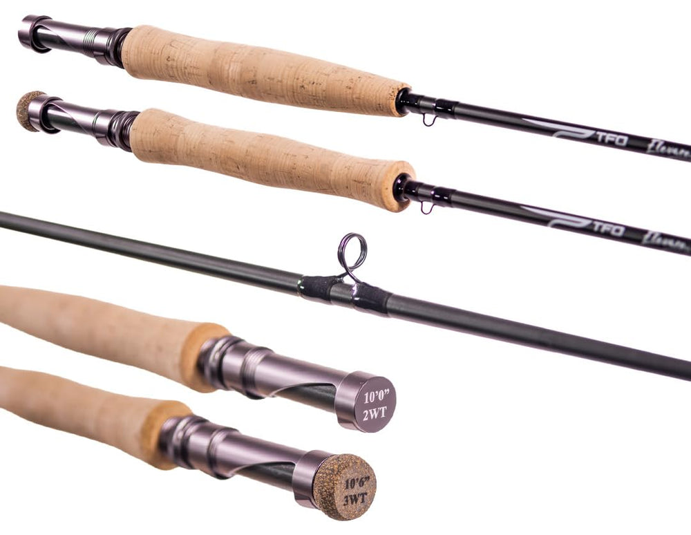 Temple Fork Elevare rod with Black Pearl RECOIL guides for smooth line movement