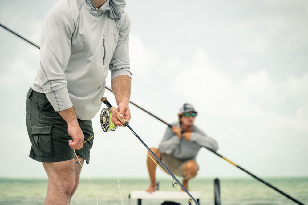 Temple Fork Mangrove Coast Rod saltwater-guides resist corrosion for lasting performance.