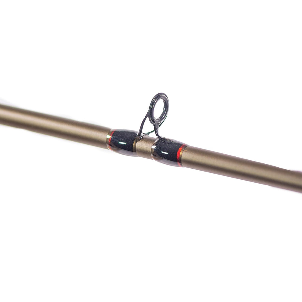 Temple Fork Outfitters 6'6" ML rod with Seaguide guides highlights durability and smooth feeding.