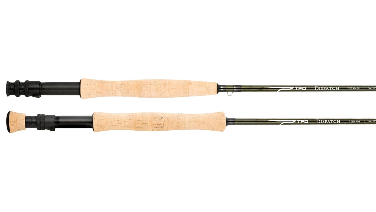 Temple Fork Outfitters Dispatch 6wt 9ft 4pc rod with balanced action for smooth casting