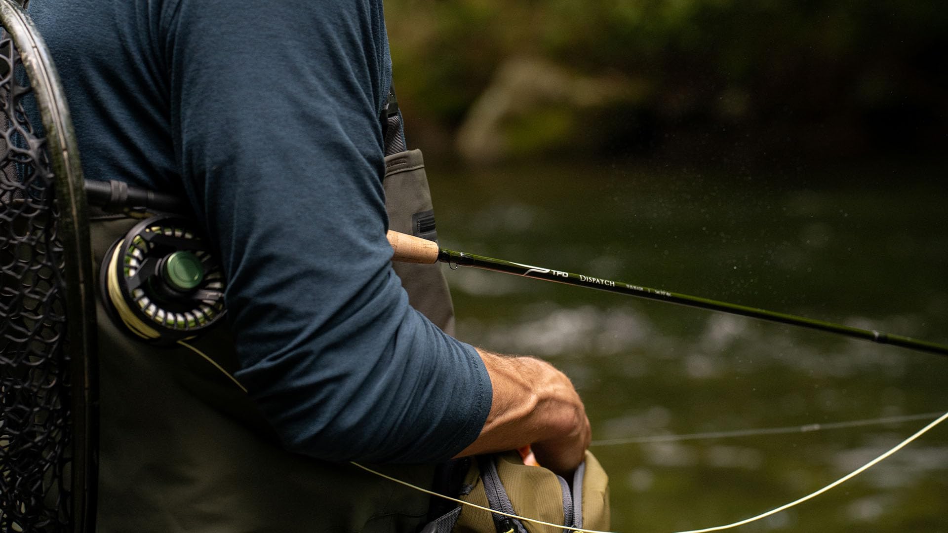 Clean finish on Dispatch rod emphasizes a dependable, straightforward fishing tool