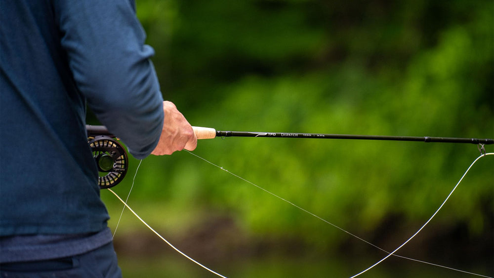 Dispatch Rod premium cork grips for comfortable casting.