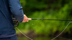 Dispatch Rod premium cork grips for comfortable casting.
