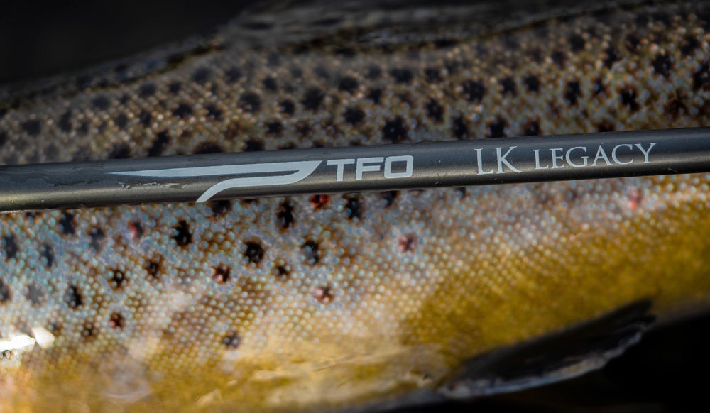 Temple Fork Outfitters Legacy 4wt rod displays matte grey finish and durable build