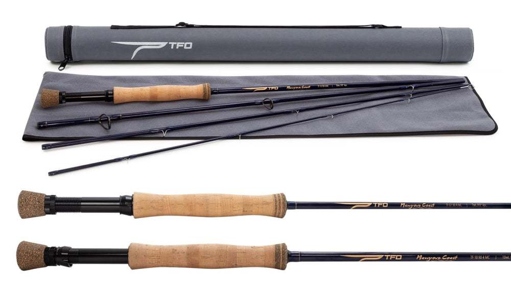 Temple Fork Mangrove Coast rod assembled for saltwater casting with versatile action
