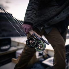 Temple Fork Outfitters NTR I spare spool on-water shot shows quick replacements