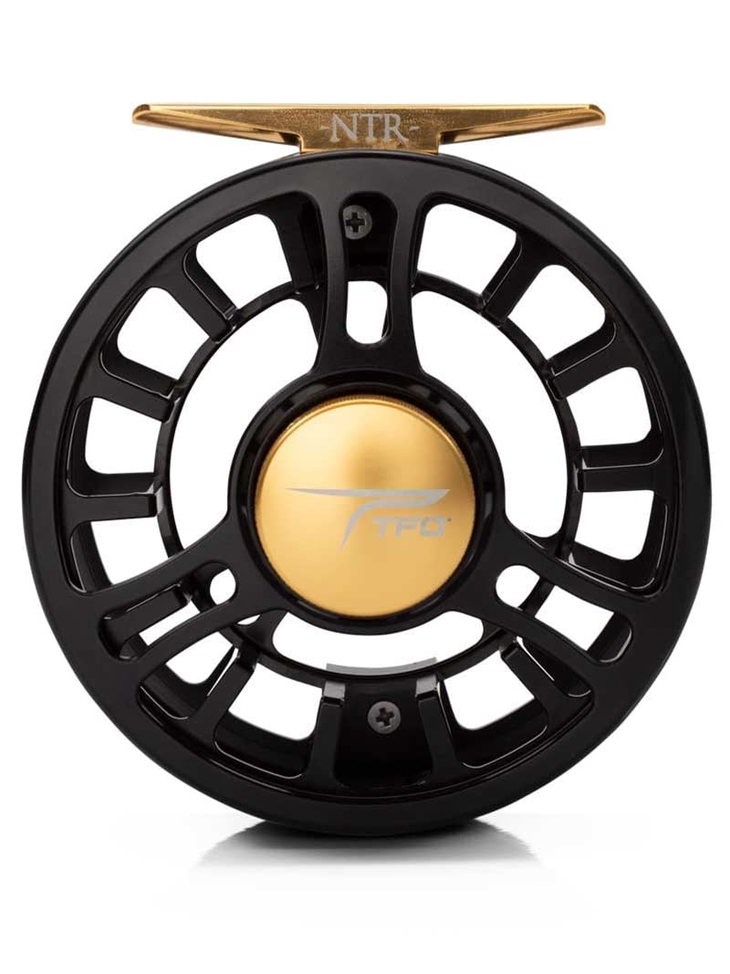 Temple Fork Outfitters NTR II Large Arbor Reel BG with CNC aluminum body for smooth retrieves and durability.