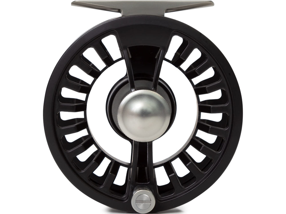 NXT Black Label II reel left-side profile highlighting smooth action and tool-free LH/RH conversion