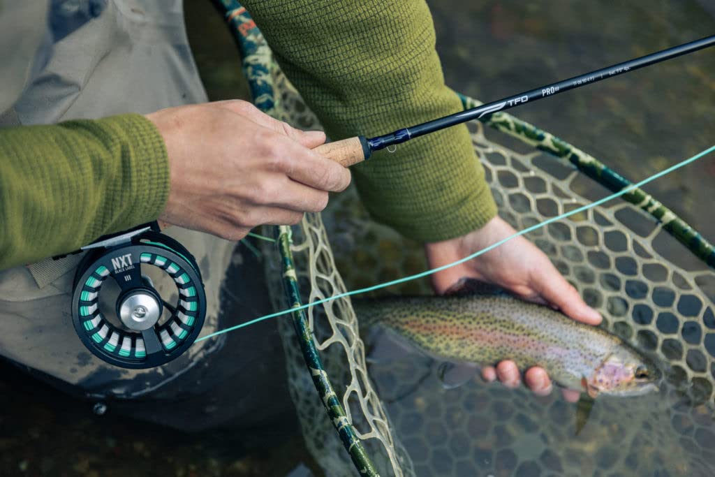 Temple Fork Outfitters P3 rod anodized reel seat for a secure setup.
