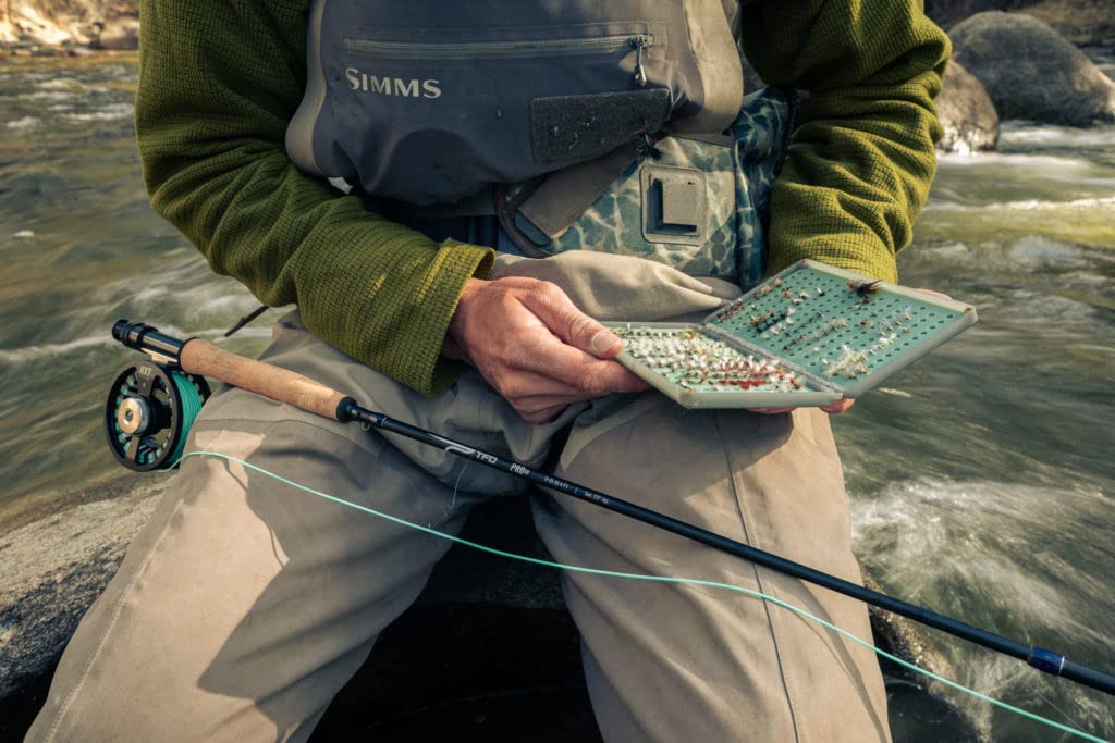 Temple Fork Outfitters P3 rod SiC guides offer steady line control.