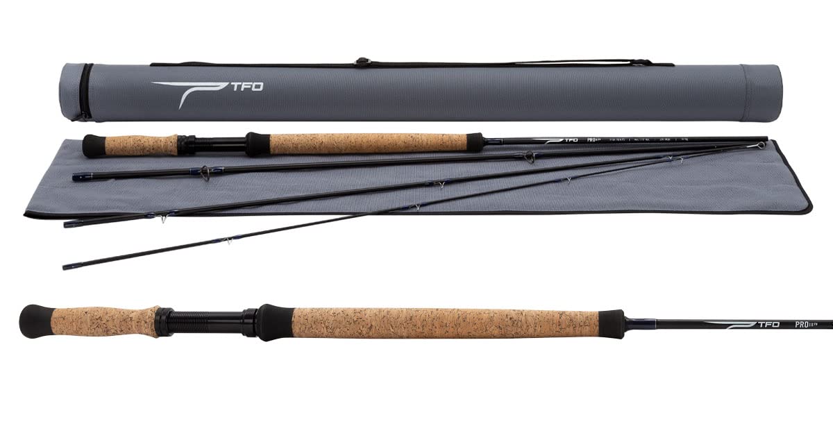 Temple Fork Outfitters P3 TH rod 7wt 13ft 4pc ready for quick assembly.