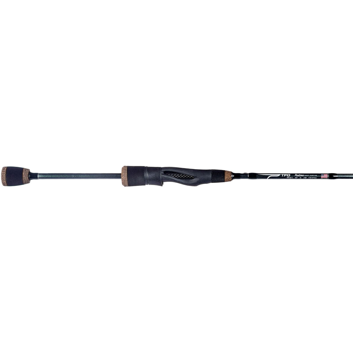 Temple Fork Pastime 6'6 UL rod blank highlighting Toray carbon sensitivity