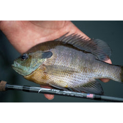 Temple Fork Outfitters Pastime guides close-up highlights Seaguide triangular stainless construction.
