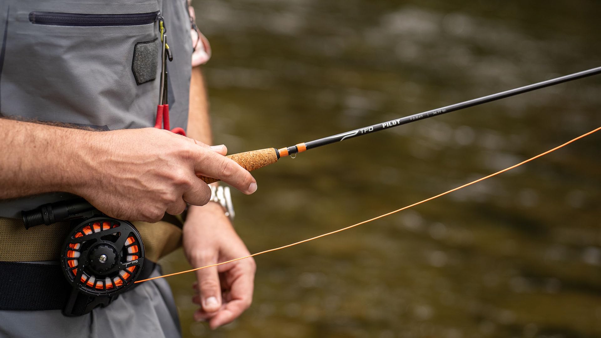 Pilot aluminum reel and fly line setup demonstrates reliable gear pairing for consistent fishing.
