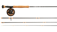 Temple Fork Outfitters Pilot cork handle close-up emphasizes durable, confident grip in wet conditions.