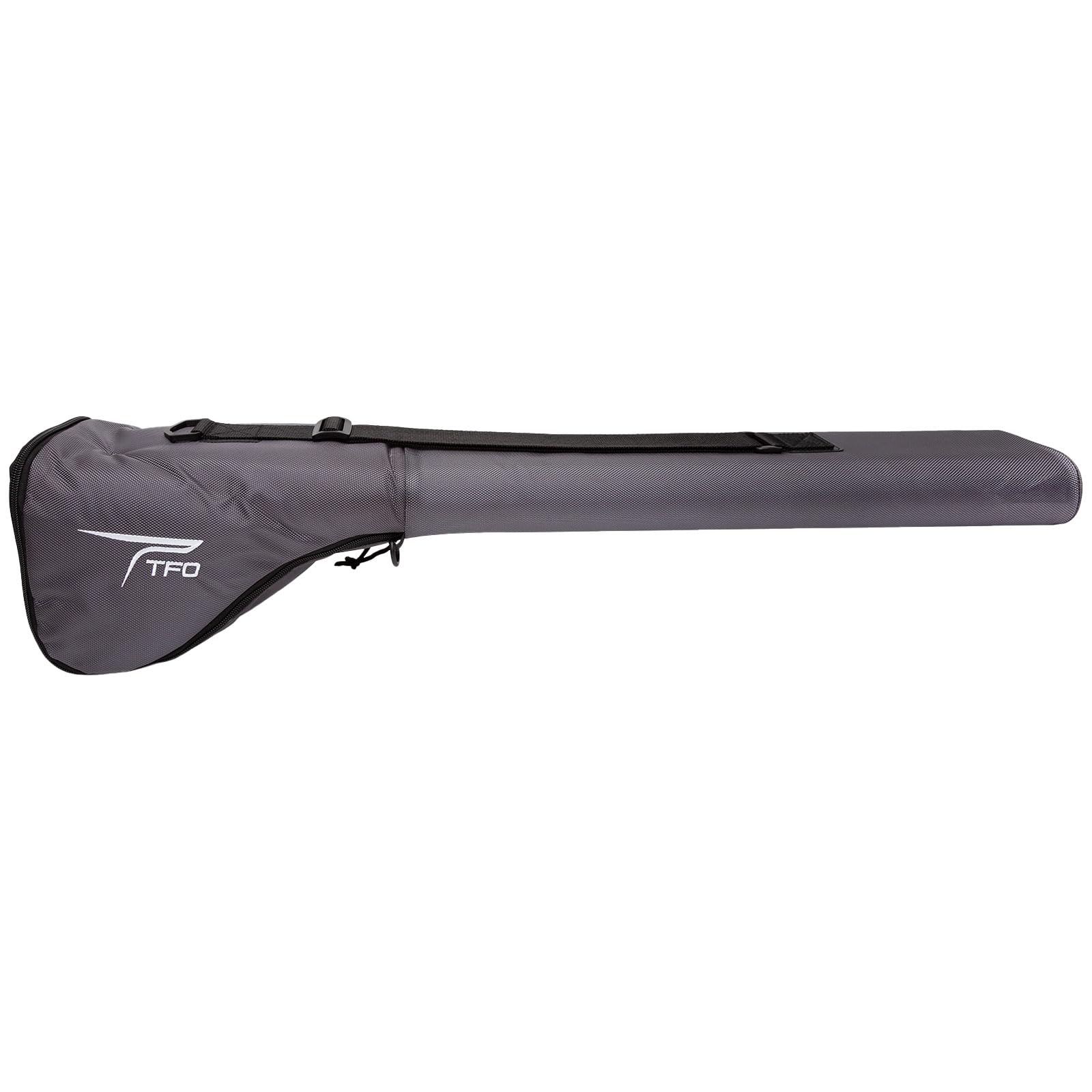 Temple Fork Outfitters rod and reel dual carrier keeps gear organized and protected during travel.