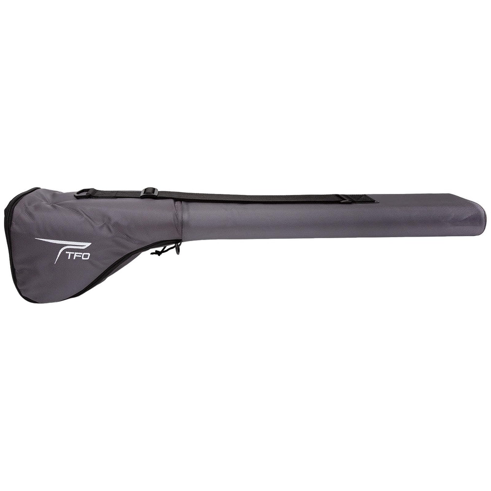 Temple Fork Outfitters rod and reel dual carrier keeps gear organized and protected during travel.