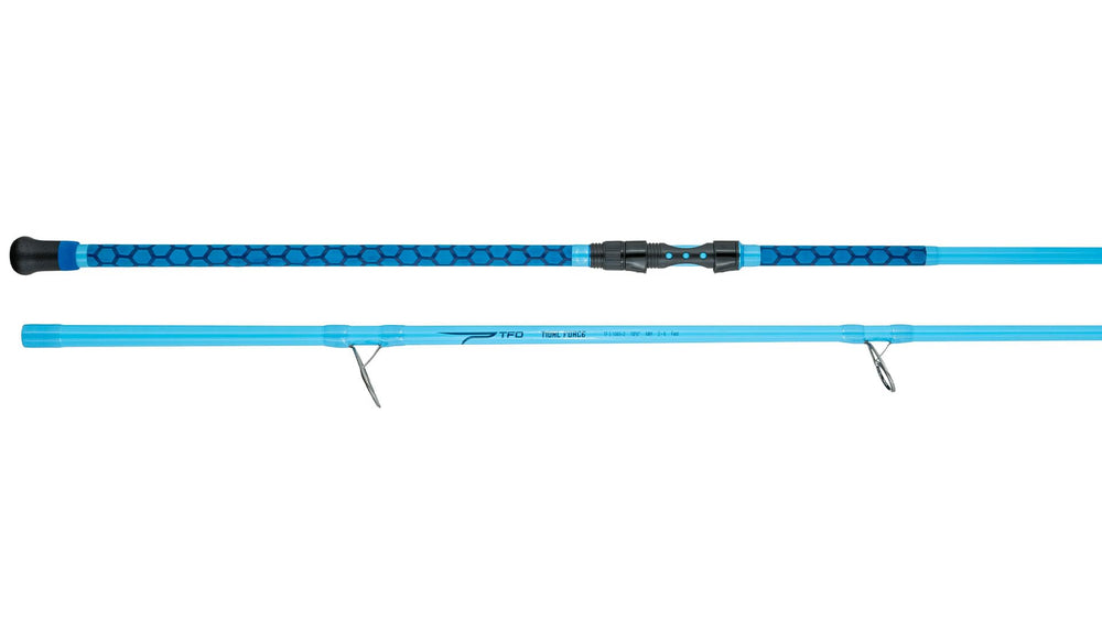 Temple Fork Outfitters Tidal Force rod action shot for coastal surf versatility