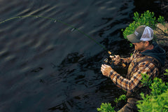 Temple Fork Outfitters Trout-Panfish 6'6" UL 2pc cork handle close-up highlights premium grip.