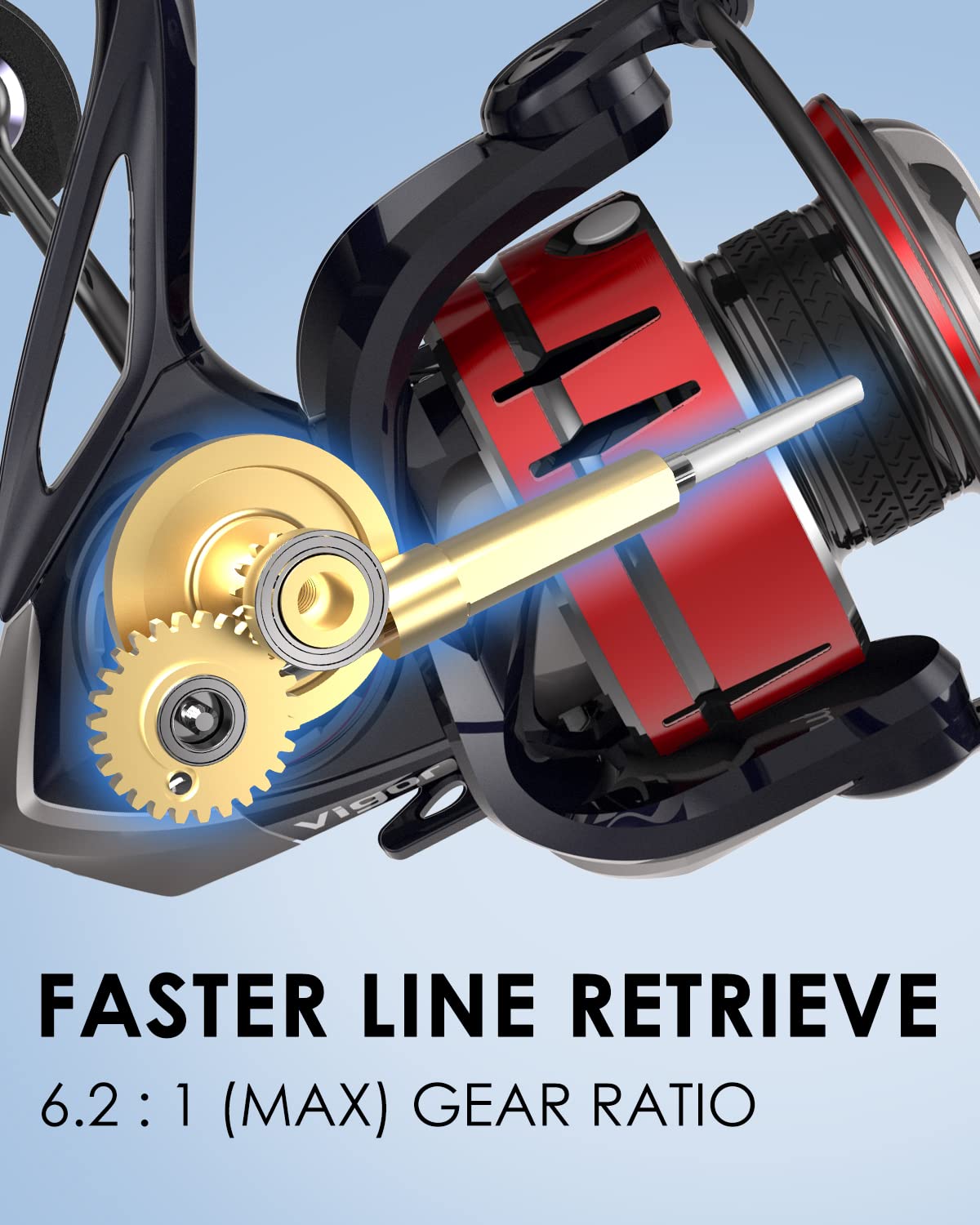 Tempo Expert Ultralight Spinning Reel carbon drag delivers steady stopping power during big runs
