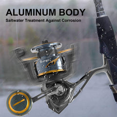 Tempo Persist reel shows 7+1 bearing system for smooth retrieves