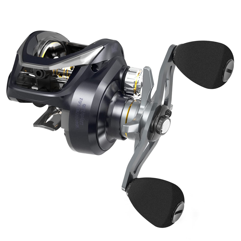 Tempo Resolute Baitcaster reel top view