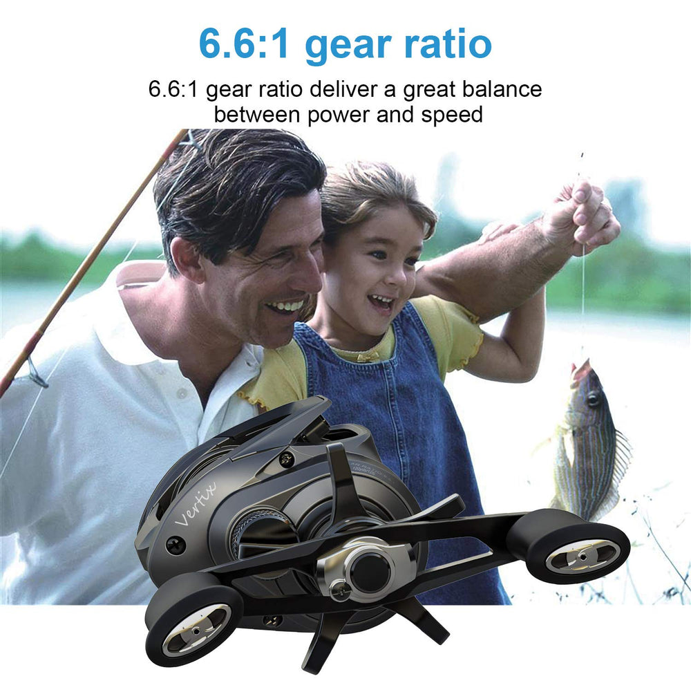 Tempo Vertix LP baitcaster reel drag feature