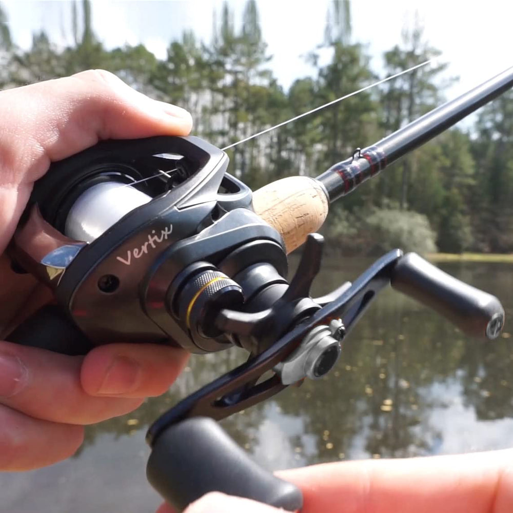 Tempo Vertix LP baitcaster reel magnetic braking system