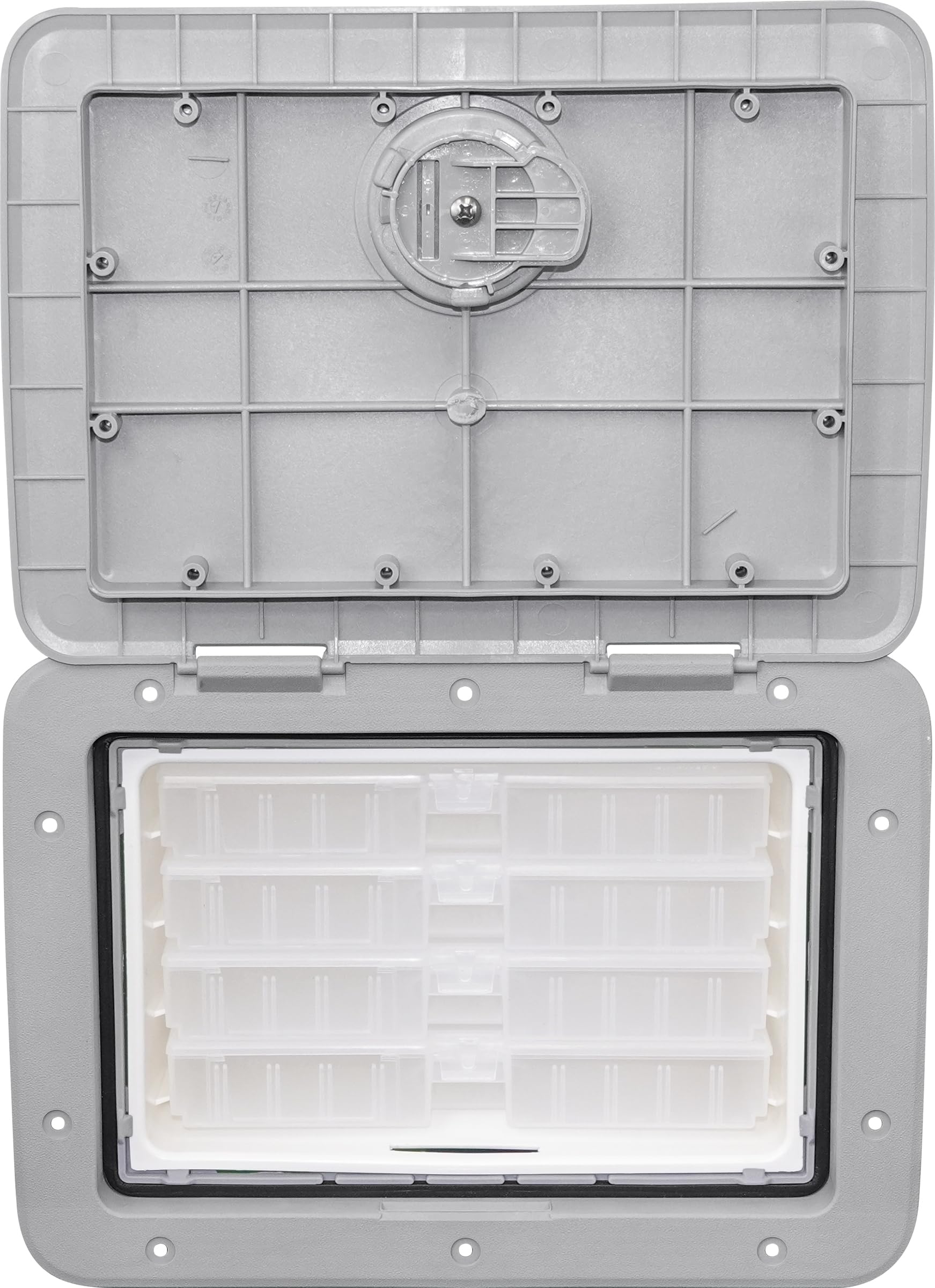 Tempress secure closure demonstration on deck with positive lock system