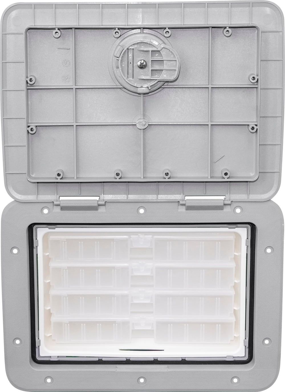 Tempress secure closure demonstration on deck with positive lock system
