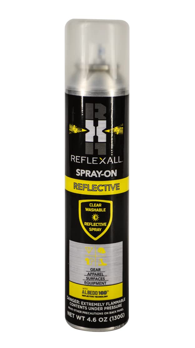 Ten Seconds Reflective Spray front view showing night visibility improvement.