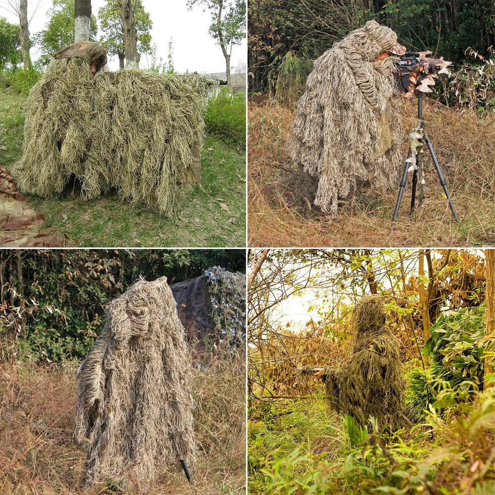 Tencen Ghillie hood highlights breathable mesh lining for comfort.