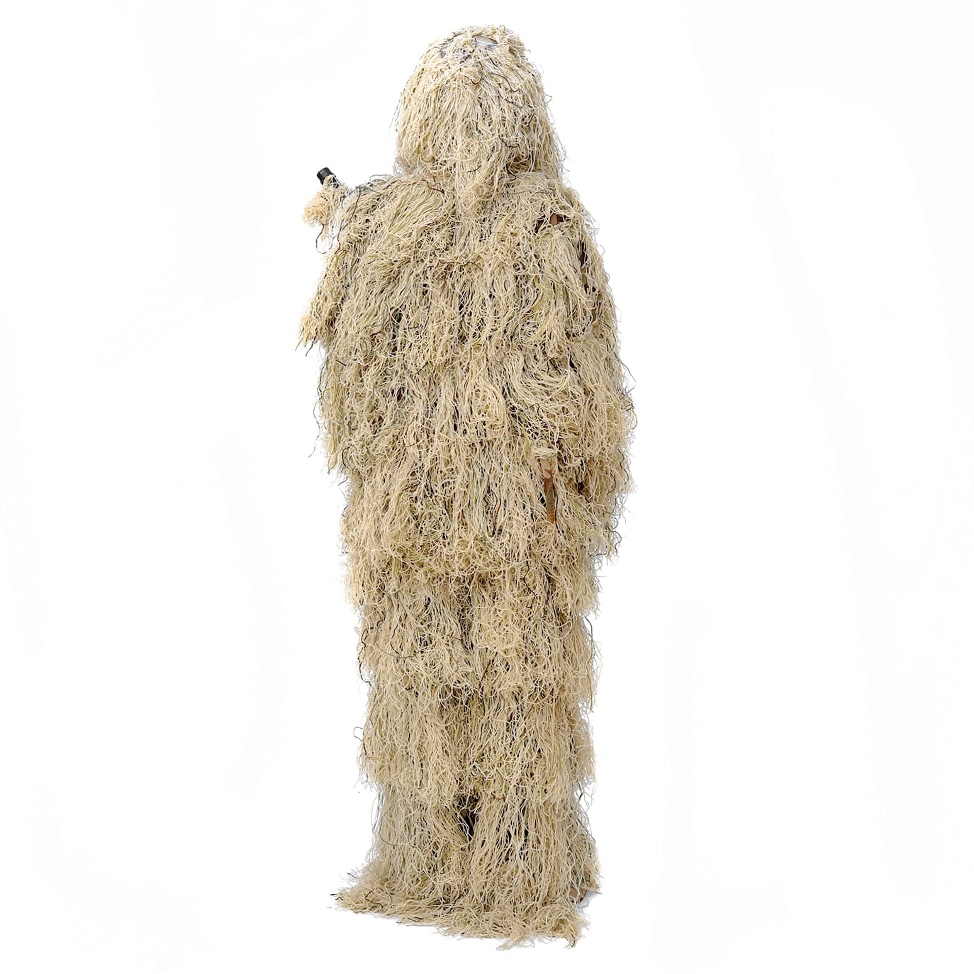 Tencen ghillie suit hood with breathable mesh for visibility.