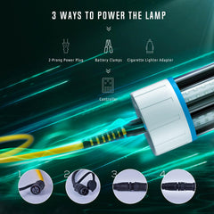 12V adapter and 110-240V AC to 12V adapter in package