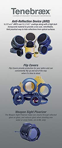 Note: Tenebraex ARD is not compatible with flip covers for streamlined use.